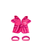 Soft Pink Robe and Sandals