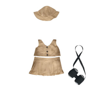 Safari Outfit with Skirt